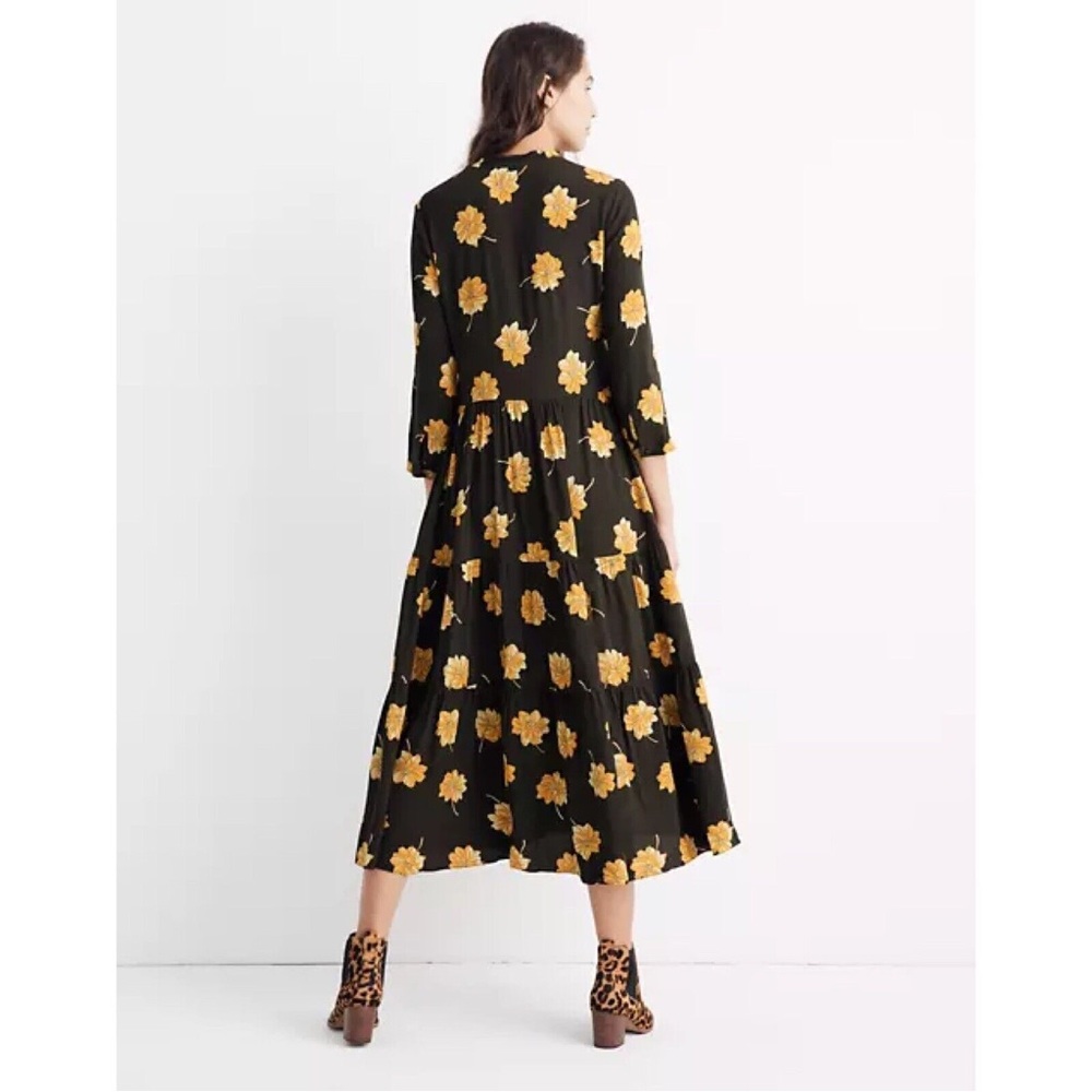 Madewell| floral maxi dress XS